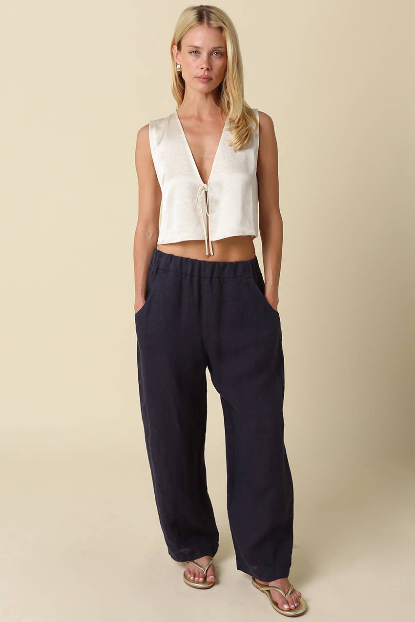 Ronnie Relaxed Linen Pants OL21