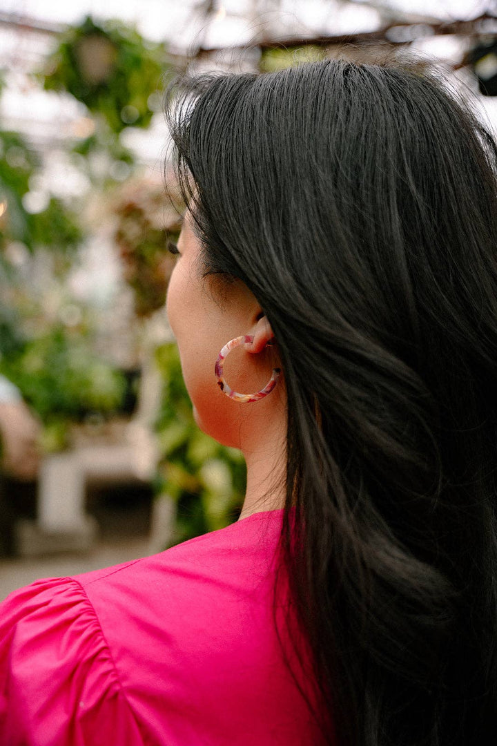 Camy Hoops - Mosaic // Summer Spring Jewelry Earrings SS192