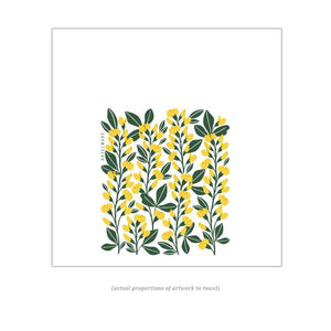 Sundrops Tea Towel / Kitchen Decor / USA Made / HM103