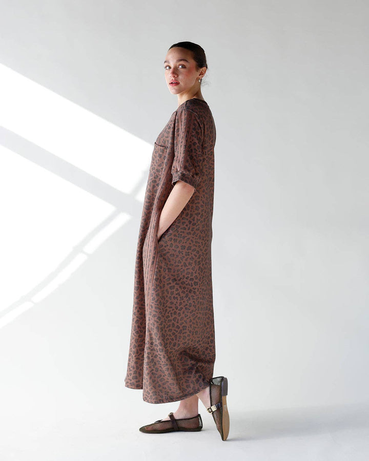 HIP WILD THING LEOPARD TRACK DRESS HE34