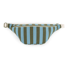 Load image into Gallery viewer, WOMEN BUM BAG STRIPES OLIVE / BLUE