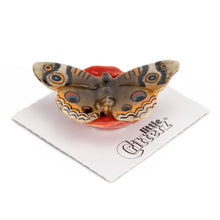 Load image into Gallery viewer, Junonia Buckeye Butterfly Porcelain Miniature