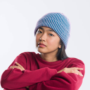 Simple Rib Knit Beanie
