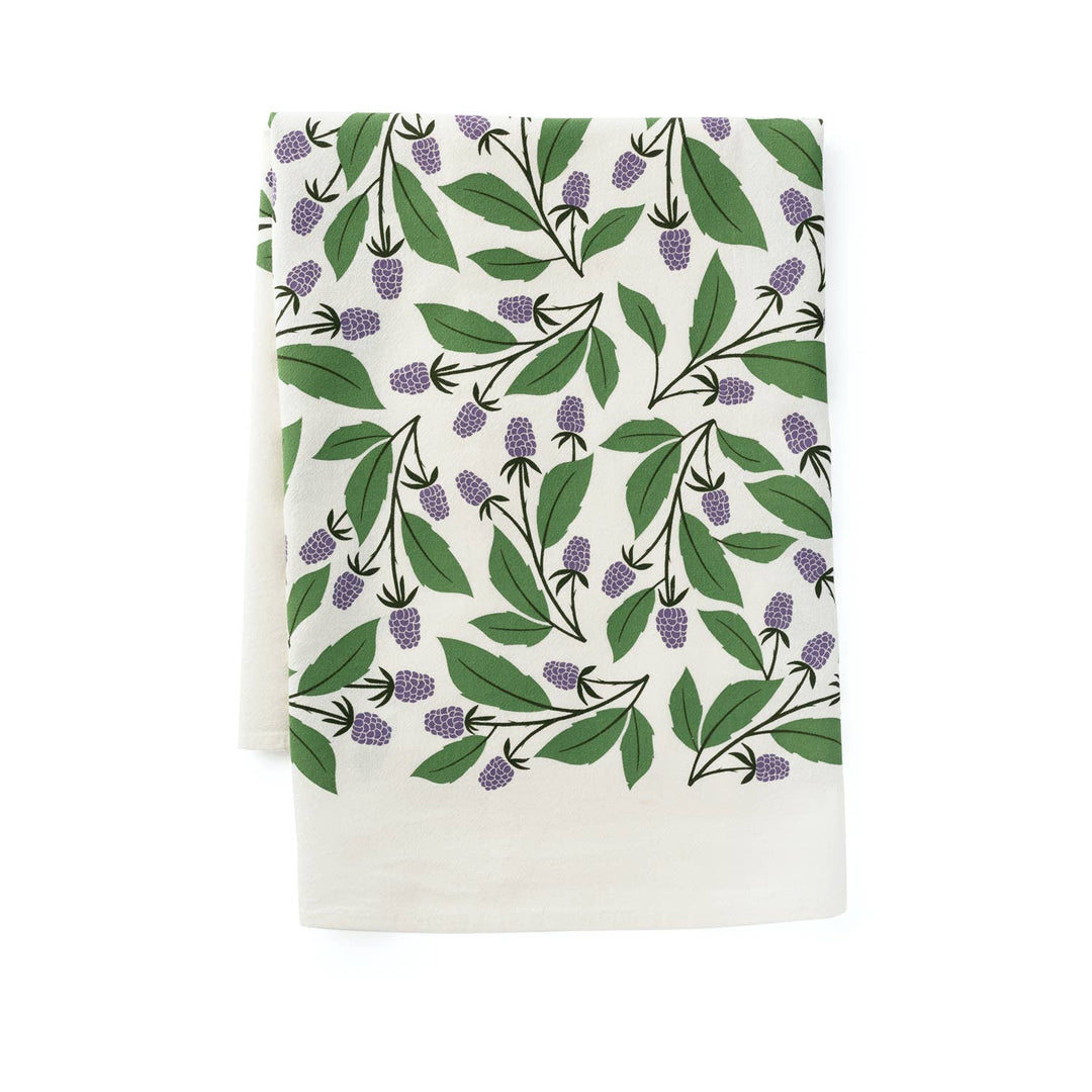 Blackberries Tea Towel / Kitchen Decor / USA Made HM101