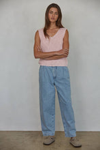 Load image into Gallery viewer, W2010 | Knit Sweater Cotton Acrylic V-Neck Vest Top