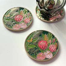 Load image into Gallery viewer, Tropical Floral Luxe Coaster | Christmas Gifts