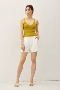 CROCHET KNIT TANK