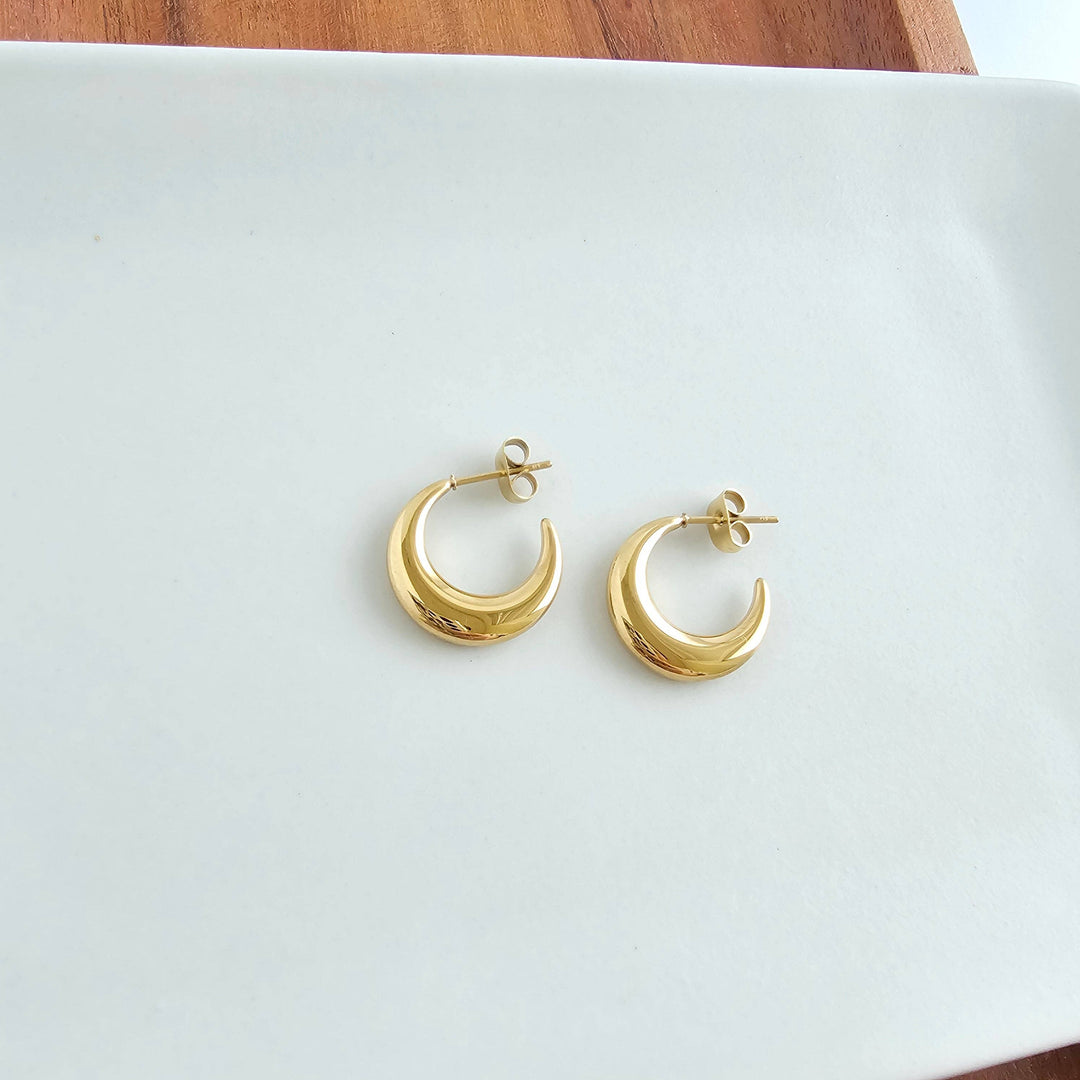 Luxe Selena Hoops   - Gold // Everyday basics, Jewelry