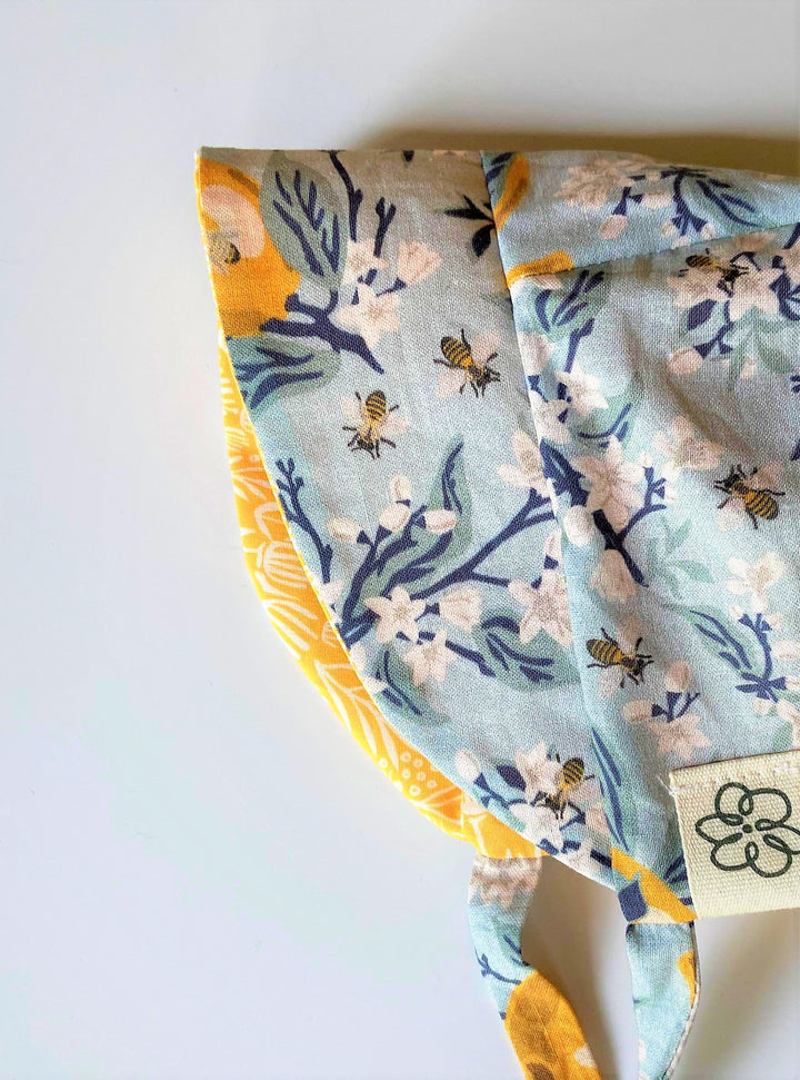 Reversible Sun Bonnet - Bee and Bloom