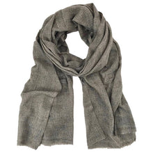 Load image into Gallery viewer, Taupe Gauze Cashmere Scarf cas22