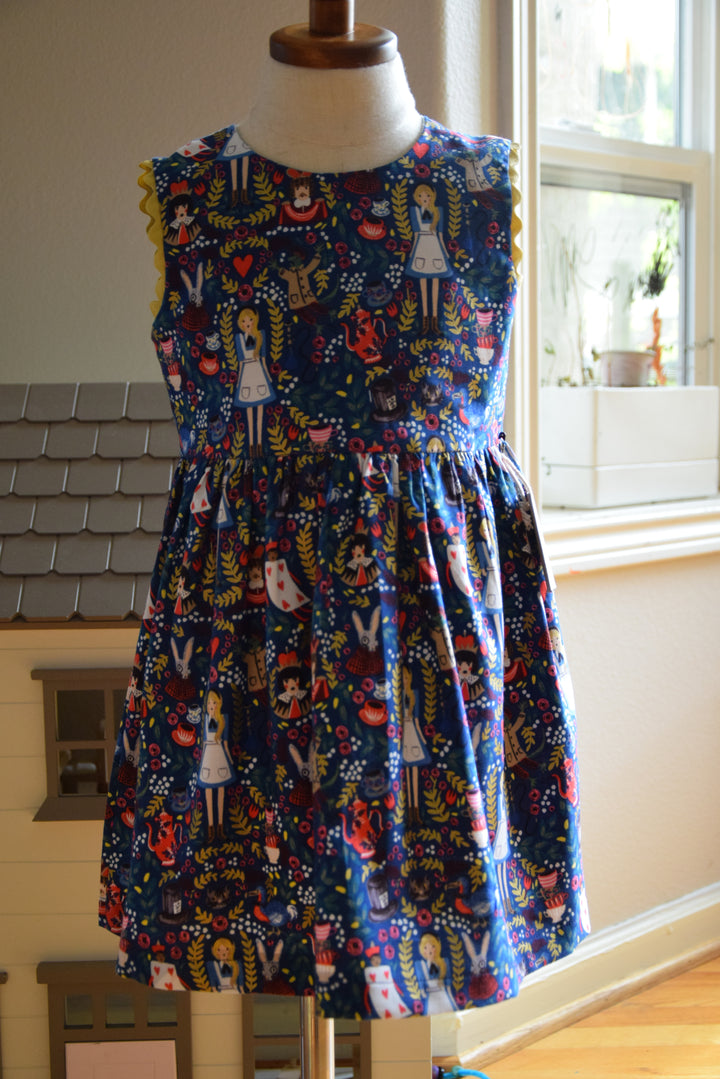 Sleeveless Alice in Wonderland Dress