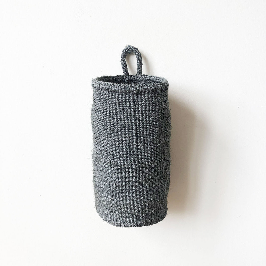 HANGING STORAGE BASKET - Slate