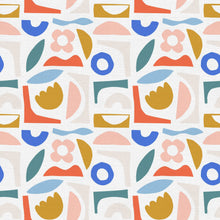 Load image into Gallery viewer, Paintbrush Studio Fabrics ARTIST GARDEN - GARDEN COLLAGE IN WHITE