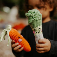Load image into Gallery viewer, Friendly veggie rattle - leek
