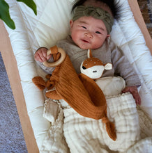 Load image into Gallery viewer, Organic Snuggle Lovie Blanket - Fawn