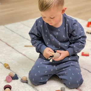 Wood + Silicone Mushroom Sorting Set