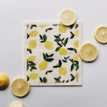 Load image into Gallery viewer, Citrus Lemon Sponge Cloth