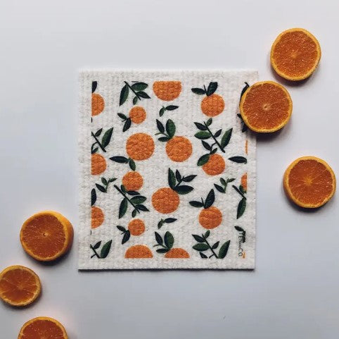 Citrus Orange Sponge Cloth
