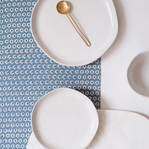 Uma Teal Tablecloth