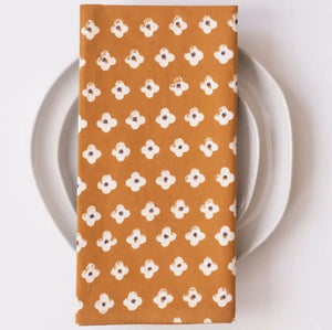 Suki Rust Block Printed Napkins - set of 4