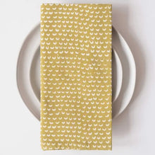 Load image into Gallery viewer, Cam Golden Block Printed Napkins - set of 4