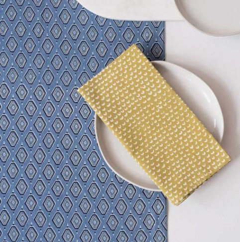 Cam Golden Block Printed Napkins - set of 4
