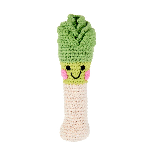 Friendly veggie rattle - leek