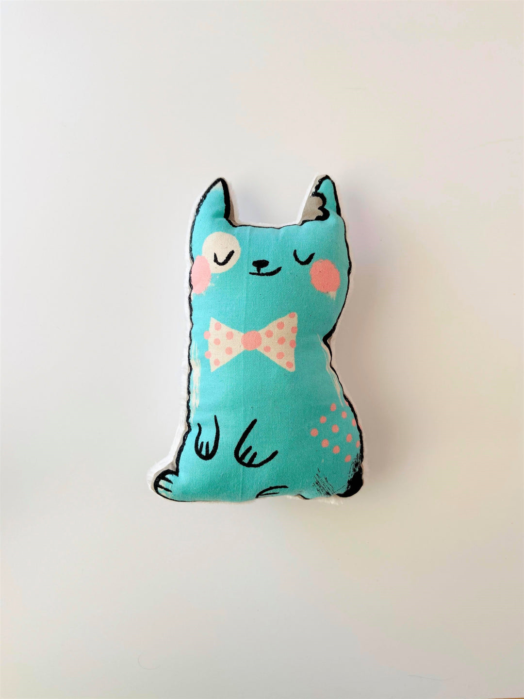 Blue Cat Rattle Toy