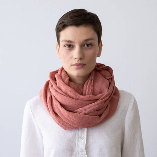 Canyon Rosa Garza Linen Scarf