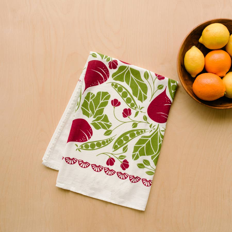 Beets &amp; Peas Tea Towel HM124