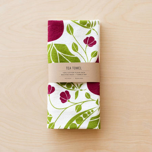 Beets & Peas Tea Towel