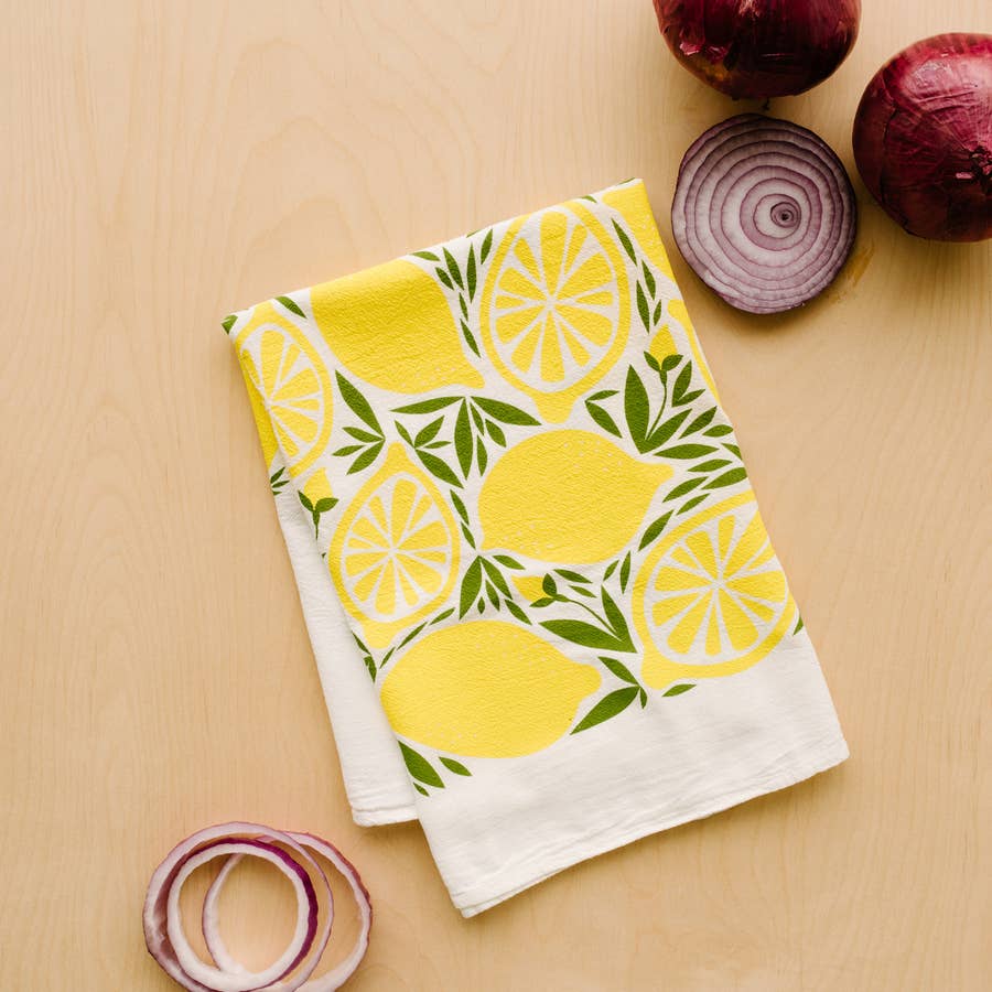 Lemon Tea Towel HM123