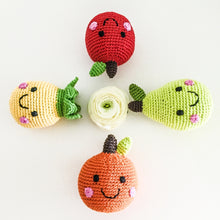 Load image into Gallery viewer, Friendly fruit rattle – Pear