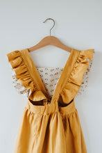 Load image into Gallery viewer, Silly Daisy Ruffle Pinafore Dress - Mustard