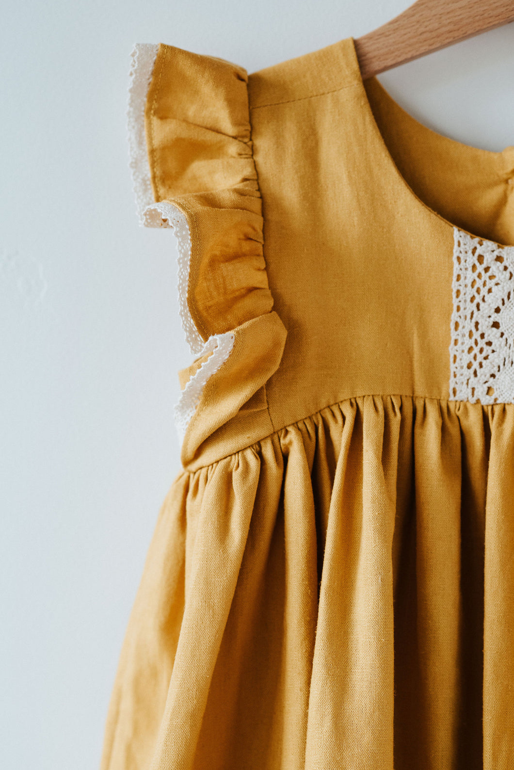 Clara Dress in Mustard