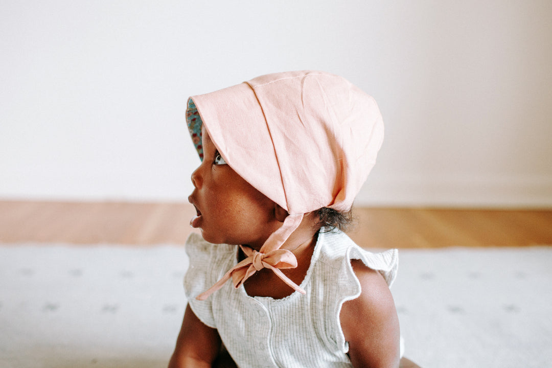 Reversible Sun Bonnet - musical gnome