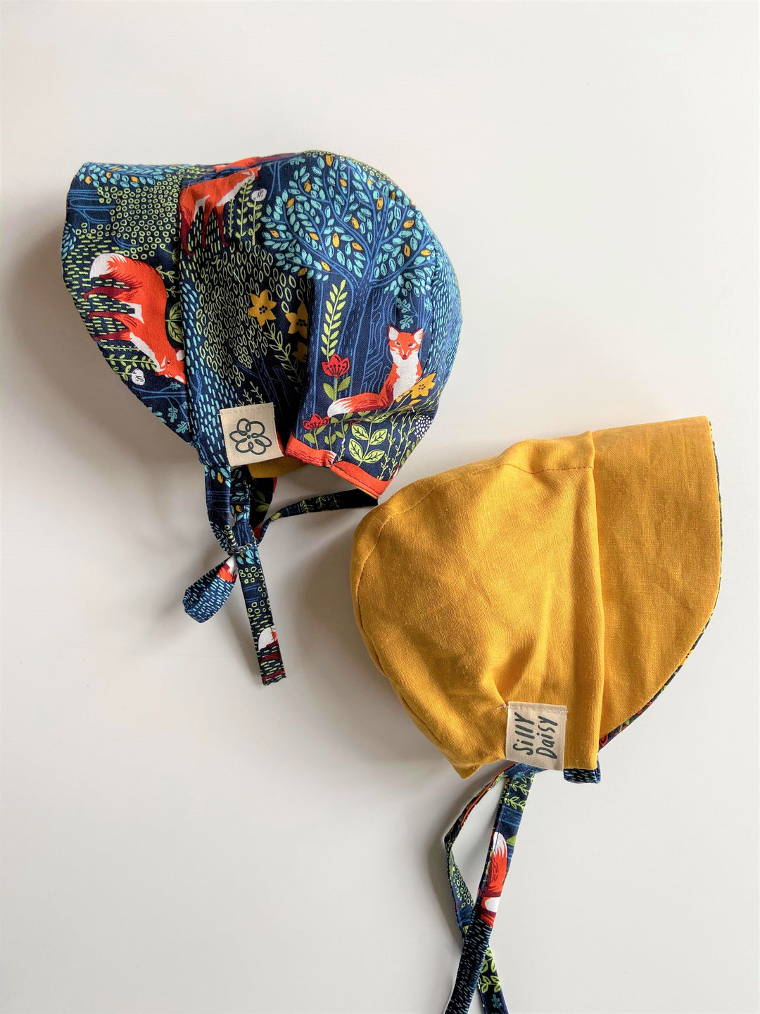 Reversible Sun Bonnet - Fox